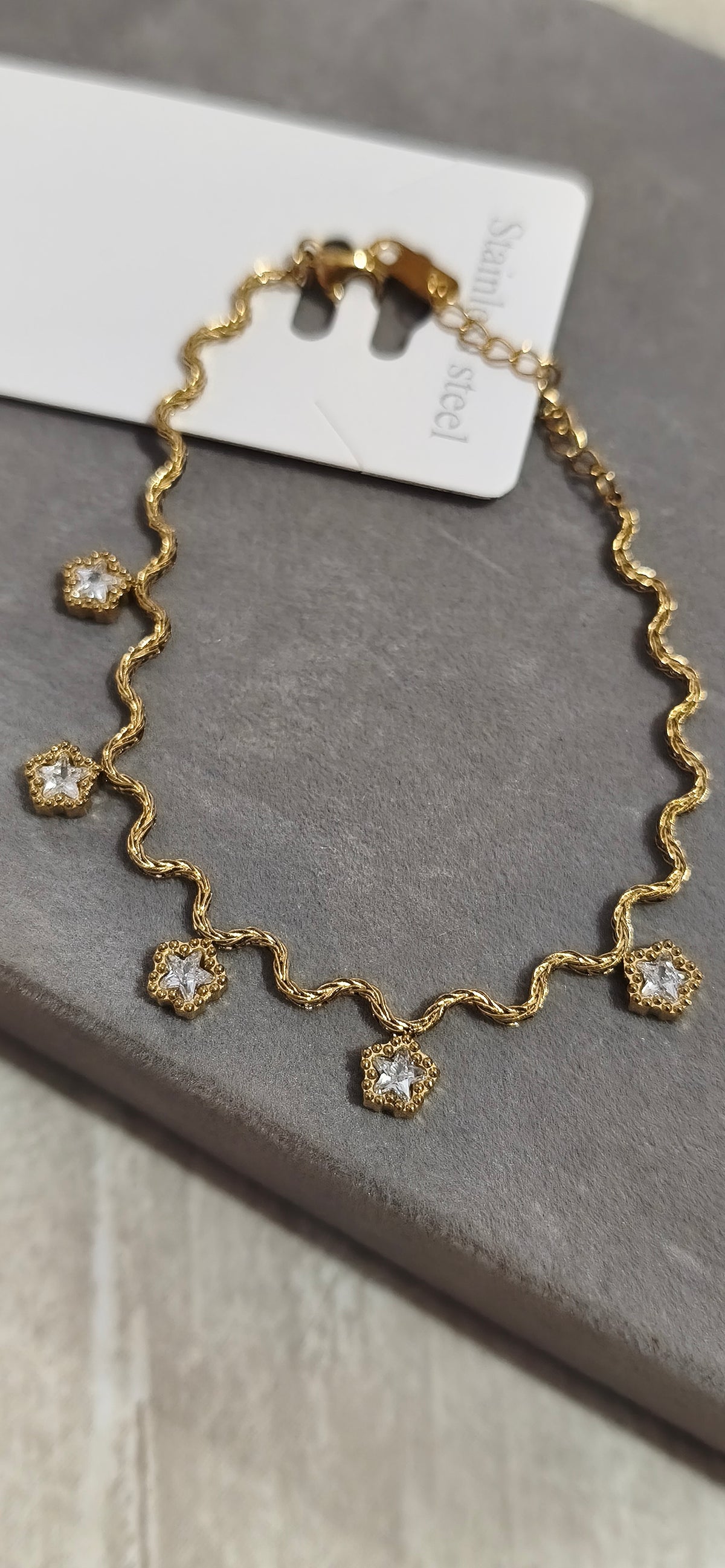 Celestial Wave Charm Bracelet