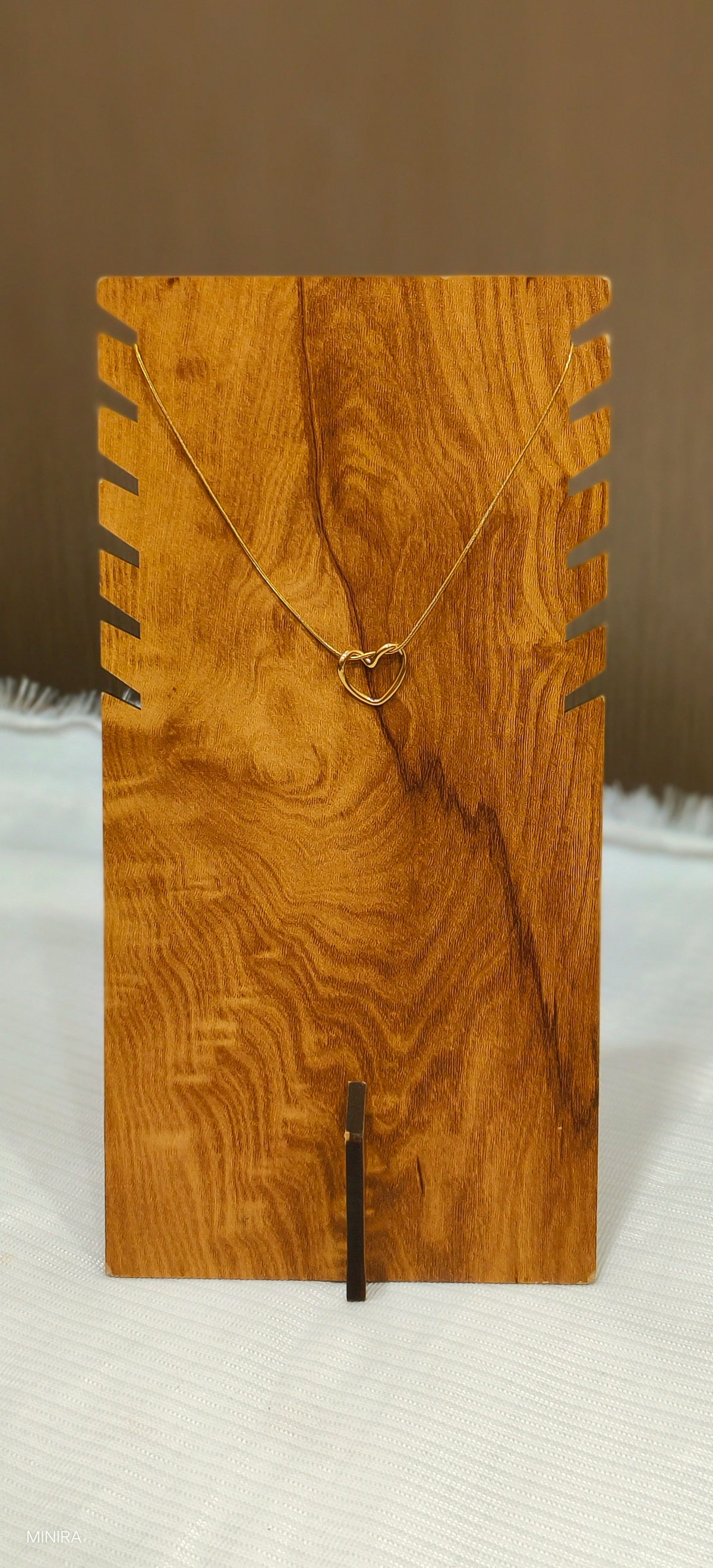 Hollow Heart Anti Tarnish Chain