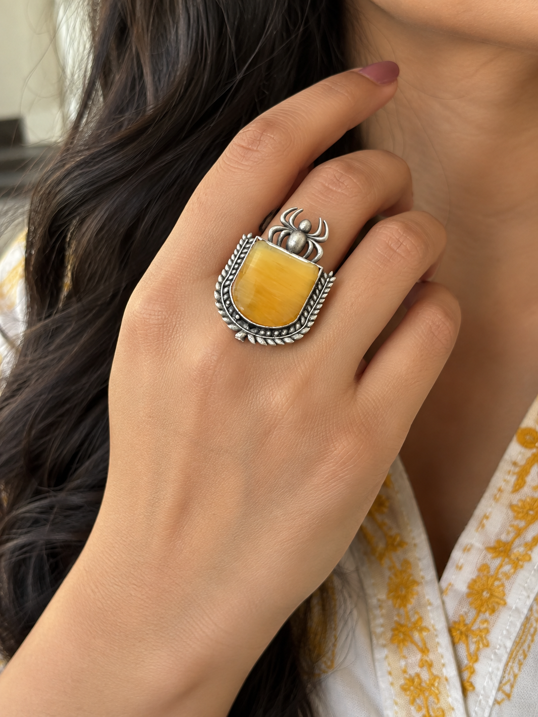 Antique Spider Statement Ring