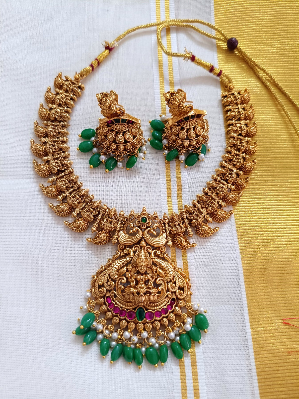 Lakshmi Nagas Necklace Set