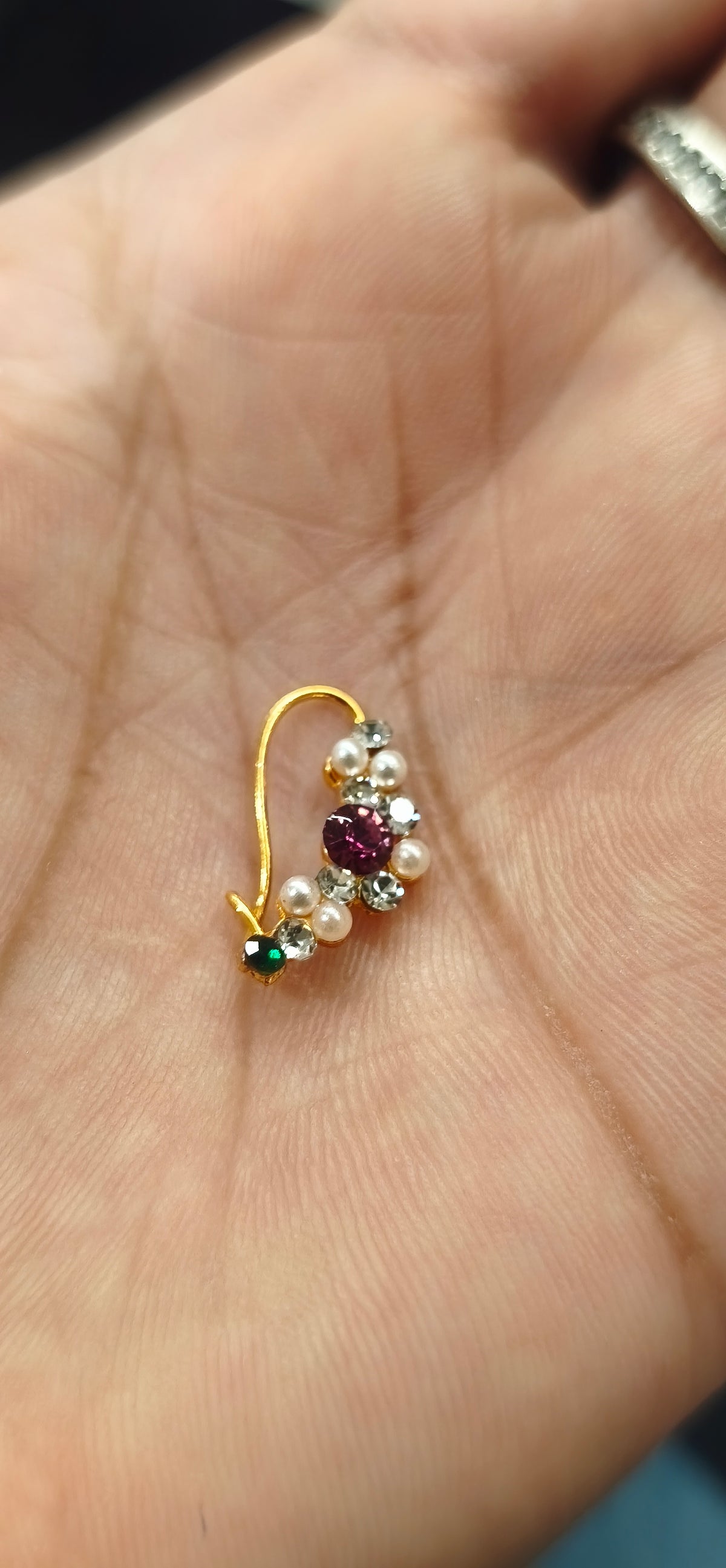 Royal Ruby Pearl Maharashtrian Nath