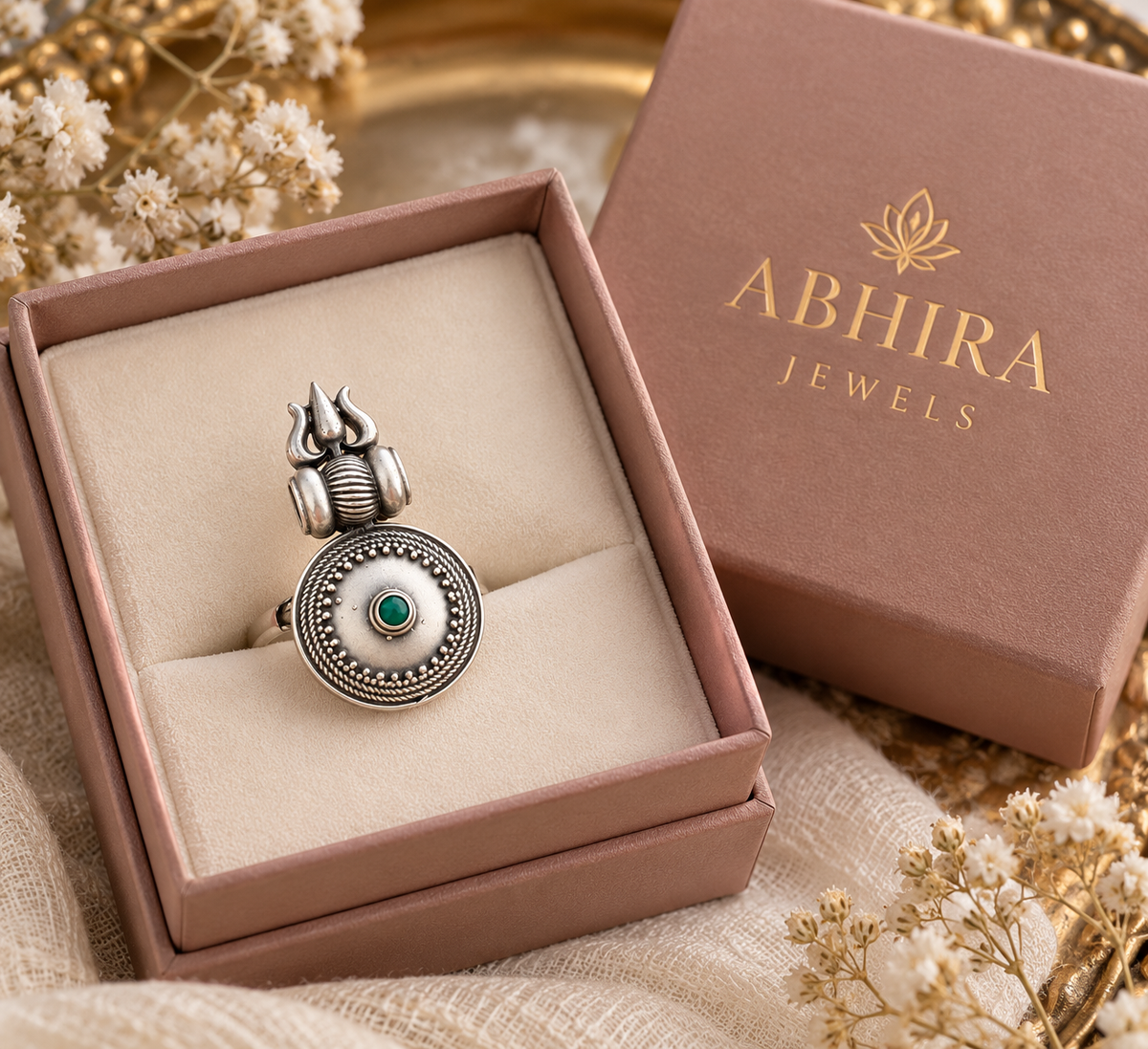 Shiv Shakti Adjustable Ring