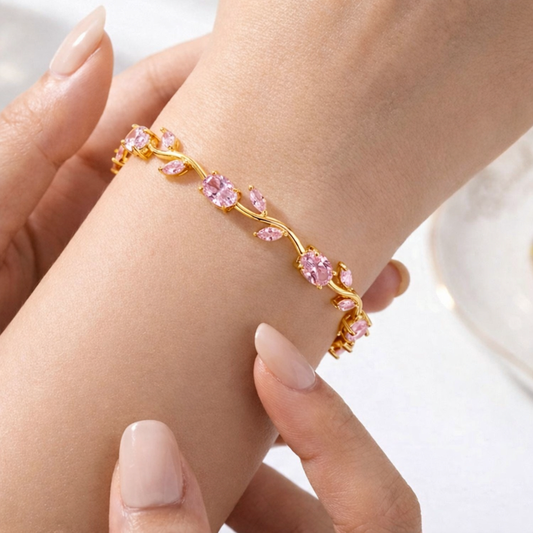 Anti-tarnish Tulip bracelet
